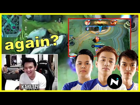 Yawi laughs after KarlTzy dares to do a Savage again on his former NXP teammates