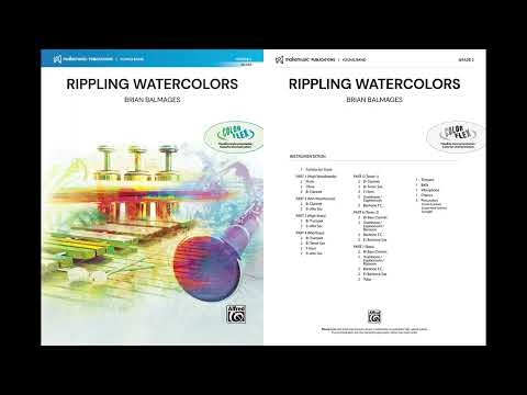 Rippling Watercolors, by Brian Balmages – Score & Sound