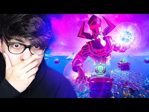 MI REACCIÓN AL EVENTO FINAL DE GALACTUS EN FORTNITE | Blend Freshon