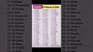 Download lagu 99 names of Allah || Asma ul Husna mp3