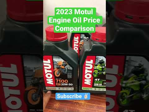2023 Motul Engine Oil Price Comparison #motul3100 #motul3000 #motul7100