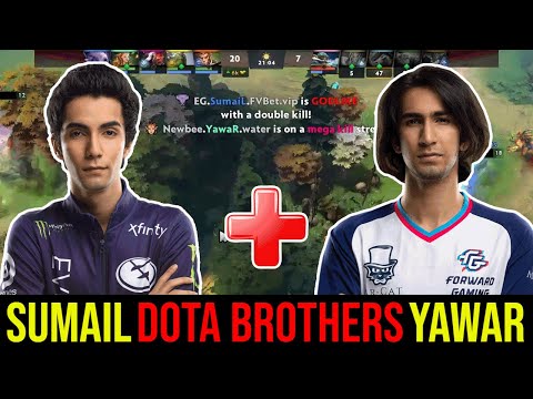 Perfect Dota 2 Teamwork. SUMAIL And YAWAR Party.