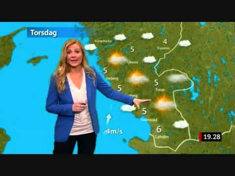 Deana Bajic läser vädret 5 mars 2014