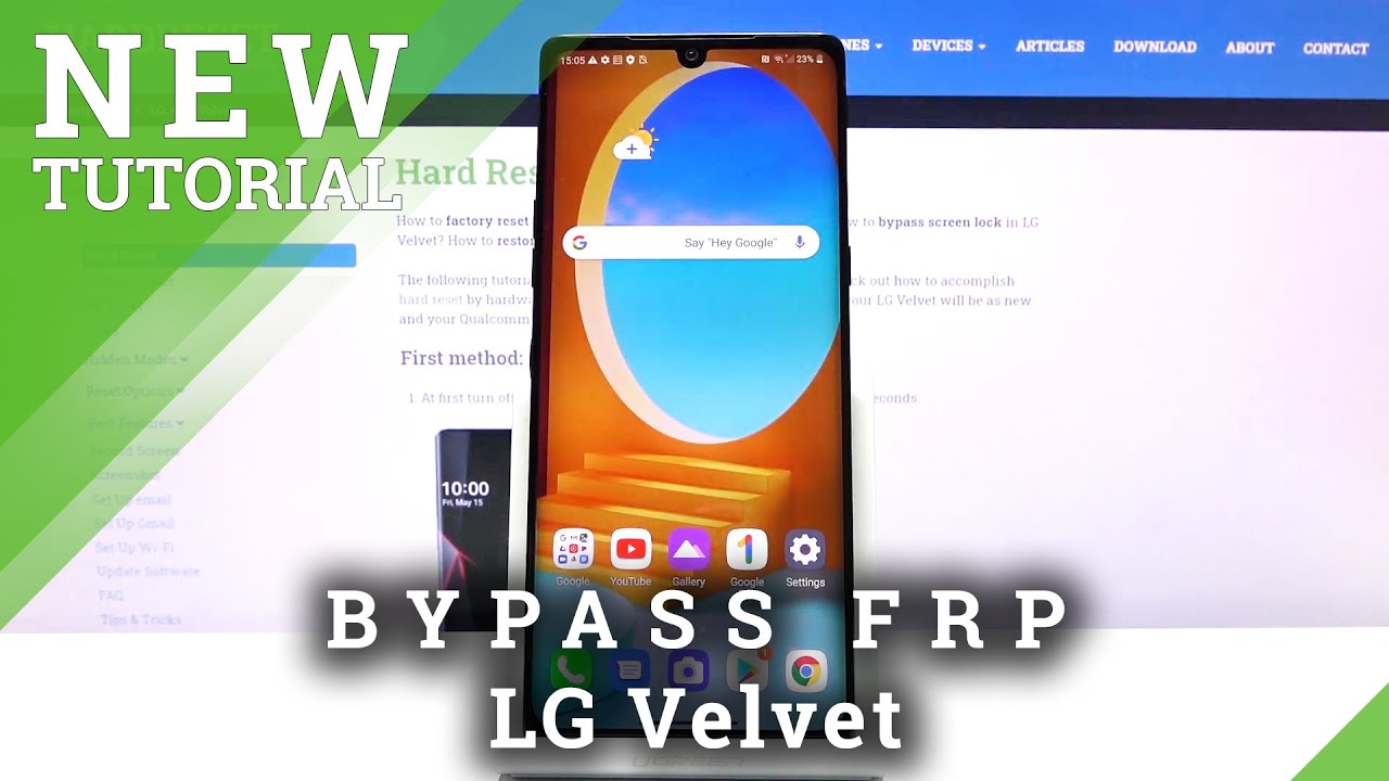 How to Unlock FRP on LG Velvet - Bypass Google Verification / Remove Factory Reset Protection