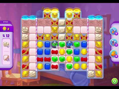 HomeScapes Level 6440 no boosters (12 moves)