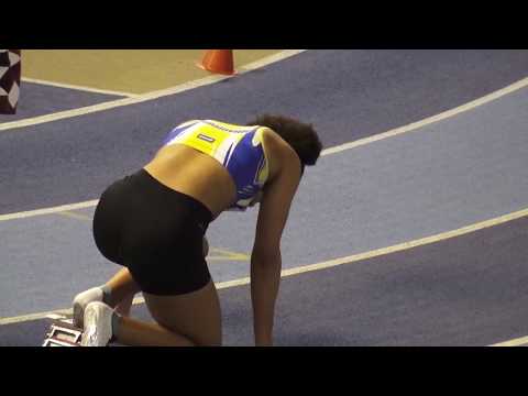400M JUF/ FINALE 4  Championnats régionaux en salle Cadets Juniors  EAUBONNE 03/02/2018