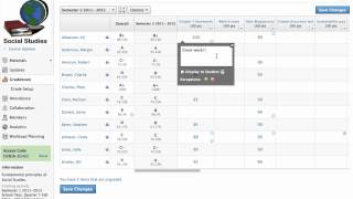 Gradebook Comments