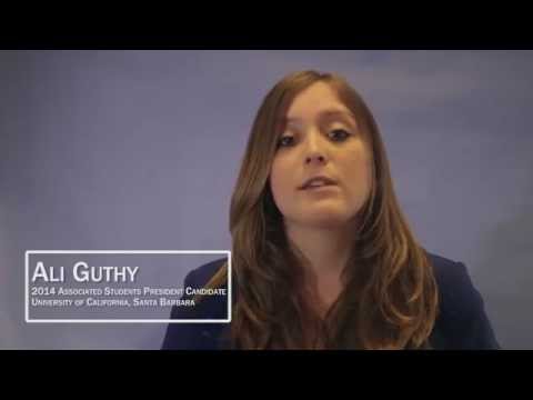 Ali Guthy | 2014 Presidential Candidate UCSB Associated Students Elections