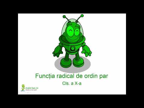 Functia radical de ordin par