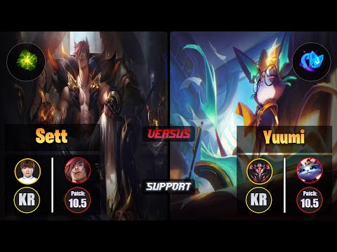 Beryl SETT (Support) [Aftershock] VS YUUMI - Grandmaster KR Patch 10.5