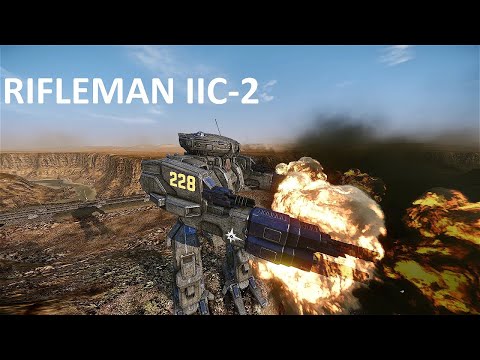 Spam spam spam. Rifleman IIC-2. MechWarrior Online (MWO).