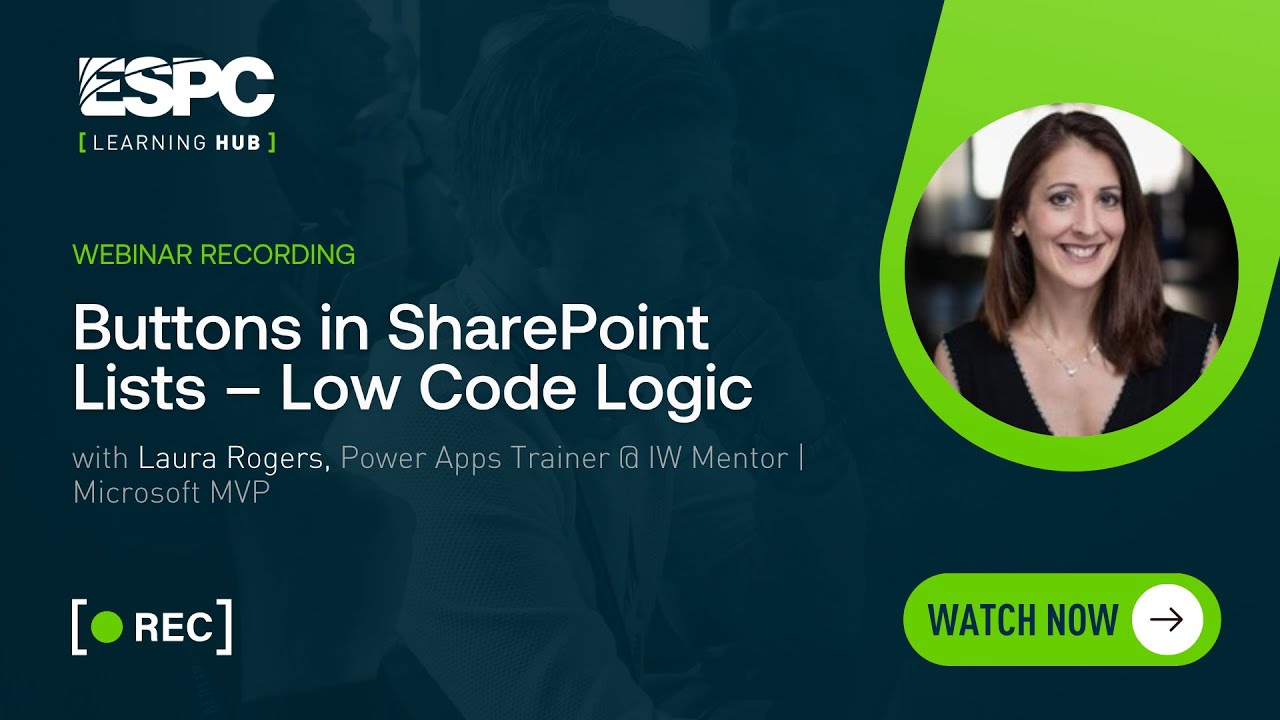 Buttons in SharePoint Lists – Low Code Logic