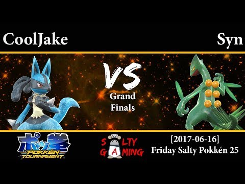 [2017-06-16] Pokkén - CoolJake (Lucario) vs Syn (Sceptile) GF