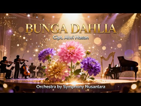 BUNGA DAHLIA – Cipt. Alwi Hasan | Orchestra Version by Symphony Nusantara | Musik Orkestra Mewah