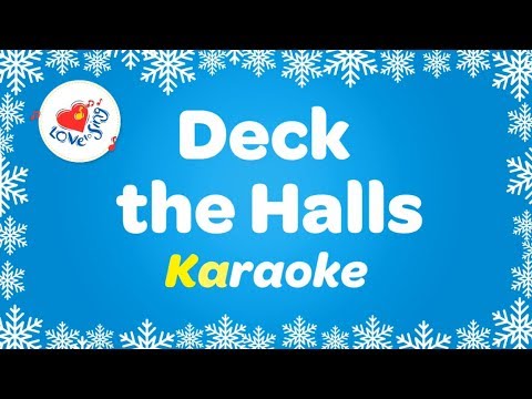Deck the Halls Lyrics Karaoke | Christmas Songs and Carols