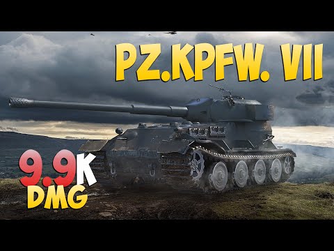 Pz.Kpfw. VII - 6 Kills 9.9K DMG - Monolith! - World Of Tanks