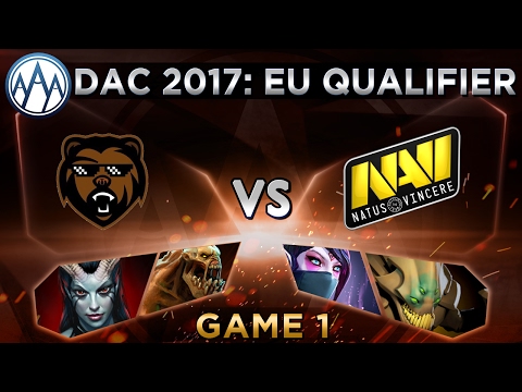 B)ears vs NaVi Game 1 - DAC 2017 Europe Qualifiers - @DotaCapitalist & @BTSGoDz