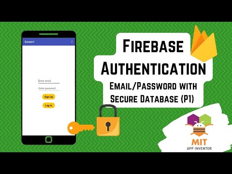MIT App Inventor Firebase Authentication | Secure Login + Database Setup #signuplogin