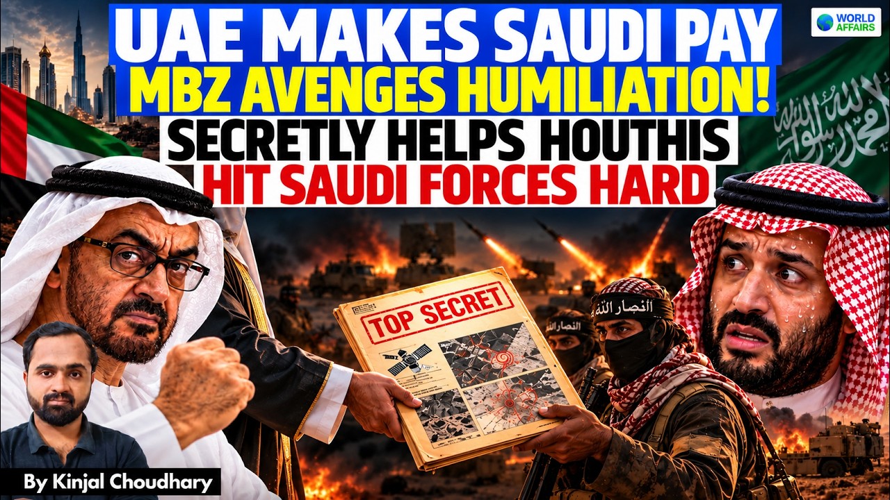UAE MAKES SAUDI ARABIA PAY! Secretly Helping Houthis in Yemen, MBZ Takes Revenge on MBS | Kinjal