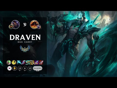 Draven ADC vs Sivir - KR Challenger Patch 12.14