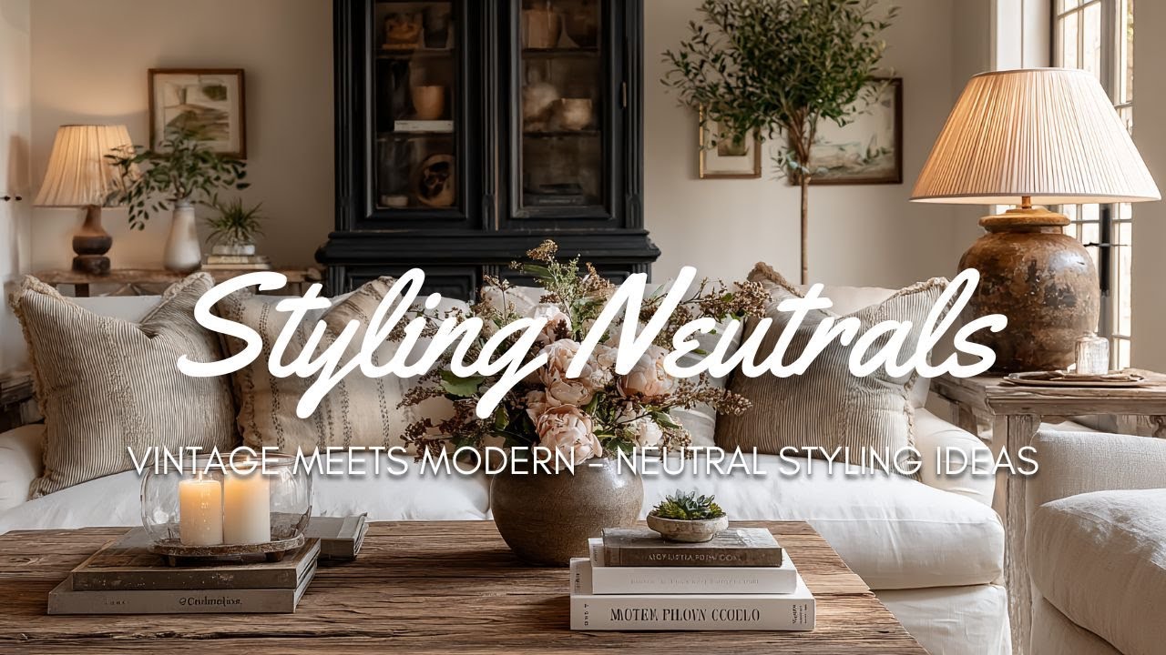 ✨ Vintage Meets Modern: Styling Neutrals with Personality