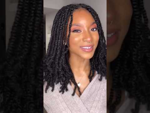 The BEST mini twist / spring twist tutorial for natural hair #protectivestyles