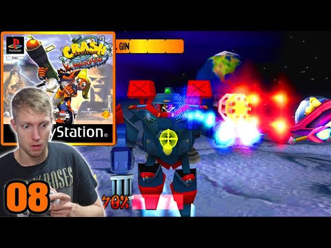 BOSSKAMPF IM WELTRAUM! 🕹️ (PS1) Crash Bandicoot 3: Warped (1998) #08