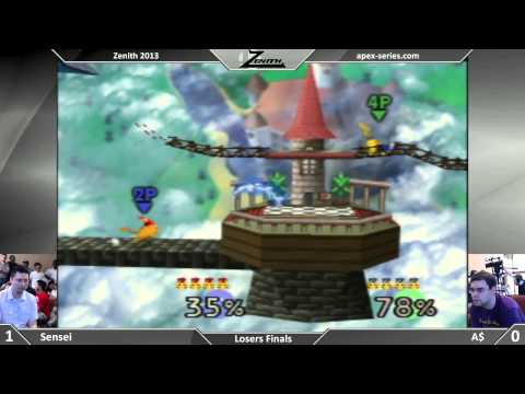 Zenith 2013 - Sensei vs A$ - Losers Finals - Smash 64