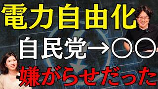 電力自由化は自民党から経団連への嫌がらせで始まった【結果は大失敗】