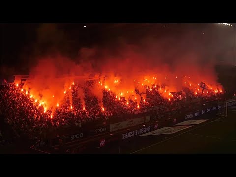 KRC Genk - Club Brugge 05.02.2025 | Genk Ultras pyro and support