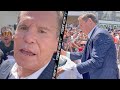 JULIO CESAR CHAVEZ SR. SAYS CANELO KO’S BIVOL IN LESS THAN 4 ROUNDS! GETS MOBBED BY FANS IN VEGAS!