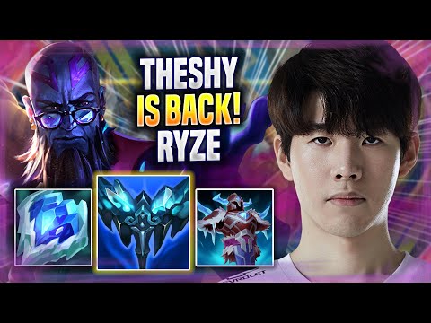 THESHY IS BACK WITH RYZE IN KR SOLOQ! - WBG TheShy Plays Ryze TOP vs Darius! | Season 2022