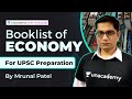 Booklist Of Economy UPSC Economy Preparation By Mrunal Patel