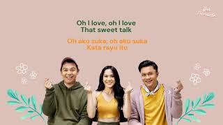 Sheryl Sheinafia, Rizky Febian, Chandra Liow  -  Sweet Talk (Lirik Lagu Terjemahan Bahasa Indonesia)
