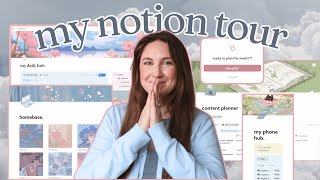 My Notion Tour | Simple, Aesthetic Life Dashboard in Notion Walkthrough!!!