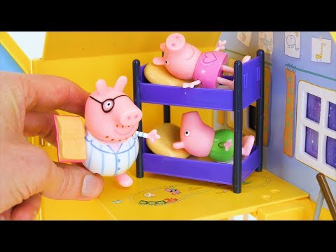 बच्चों के लिए पूर्वस्कूली सीखना मज़ा Peppa Pig सोते समय की कहानी
