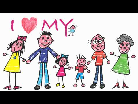 We Are Family Song - My Family and ME! Acoustic Version - ELF Kids Videos