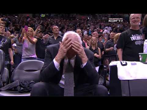 Gregg Popovich cry to touch win the 2014 NBA championship