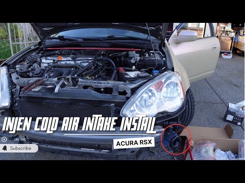 2003 Base Acura RSX Injen Cold Air Intake Install
