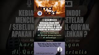Download lagu Hukum Mencium Mushaf Al-Qur'an Sebelum Dan Sesudah Membaca Al-Qur'an #salaf #manhajsalaf mp3