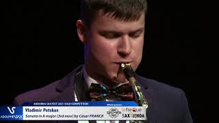 Vladimir Petskus plays Sonata in A major for Violin and Piano 3rd Mov by César FRANCK
