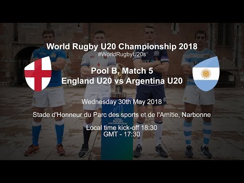 Live: World Rugby U20 Championship - England U20 v Argentina U20