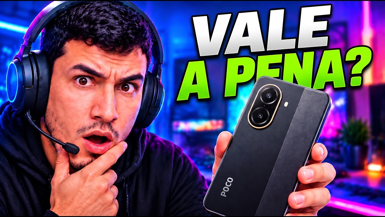 Miniatura da avaliação em vídeo de Celular Xiaomi Poco C71 128 GB Dourado