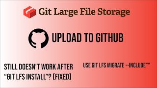 How to send large files to github with git lfs (Fixed: Still Can