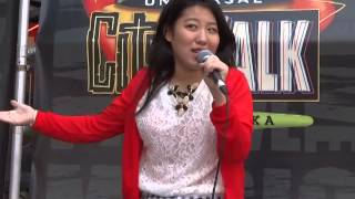 山口真衣花「ピンクの弾丸」(Serena)②、ユニバーサルシティウォーク、１４.０５.２４