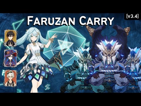I tried C6 Faruzan as a Hypercarry vs. Triple Maguu Kenki | Spiral Abyss Floor 12 [3.4]