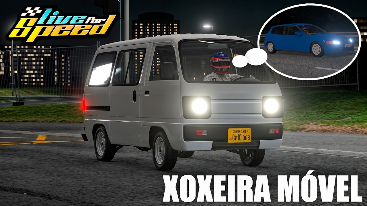 COMECEI COM ESSA VAN E TERMINEI COM UM CIVIC - RolePlay no Live for Speed #1