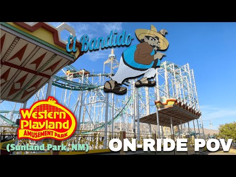 On-ride point of view of El Bandido