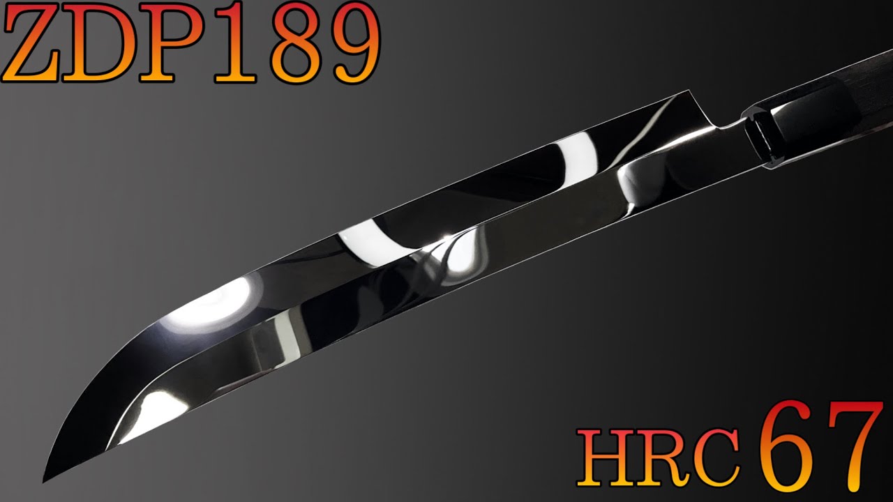 【消えゆく名鋼材！】切れ味特化のZDP189で和包丁を作ってみた【リメイク動画】