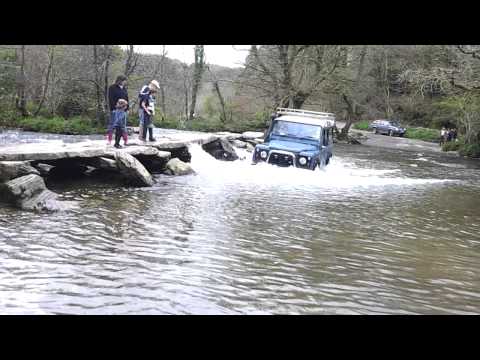 RD and his 110 at Tarr Steps